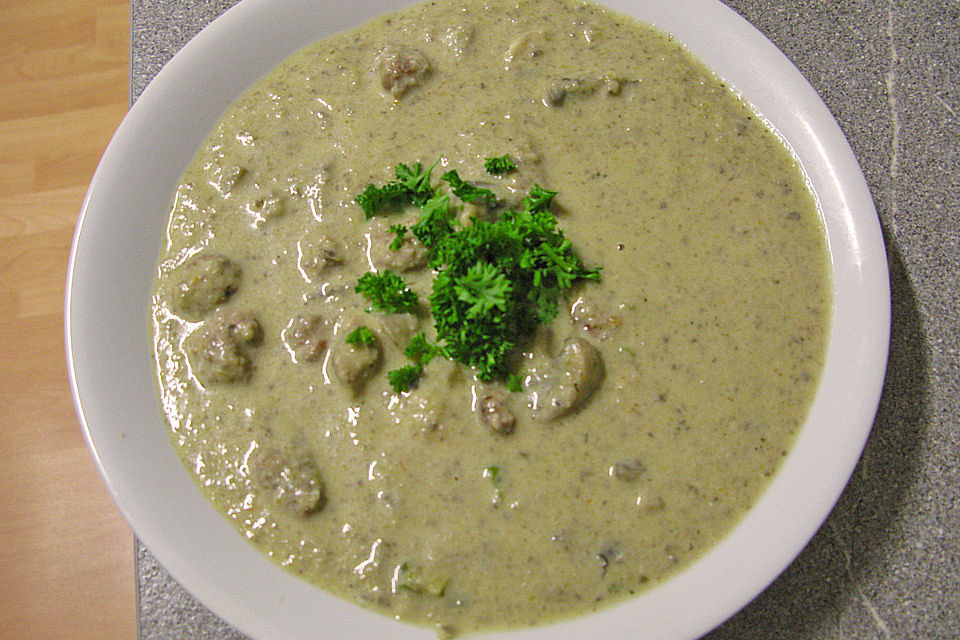 Champignon-Kartoffel-Suppe