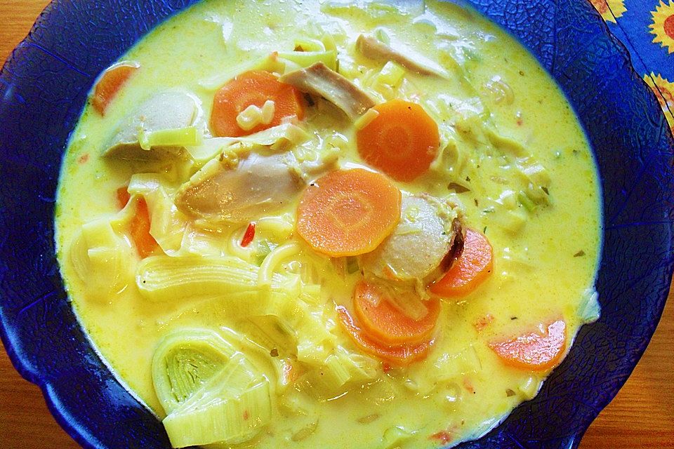 Kokos-Currysuppe