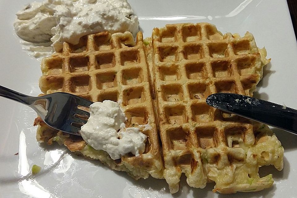 Zucchiniwaffeln