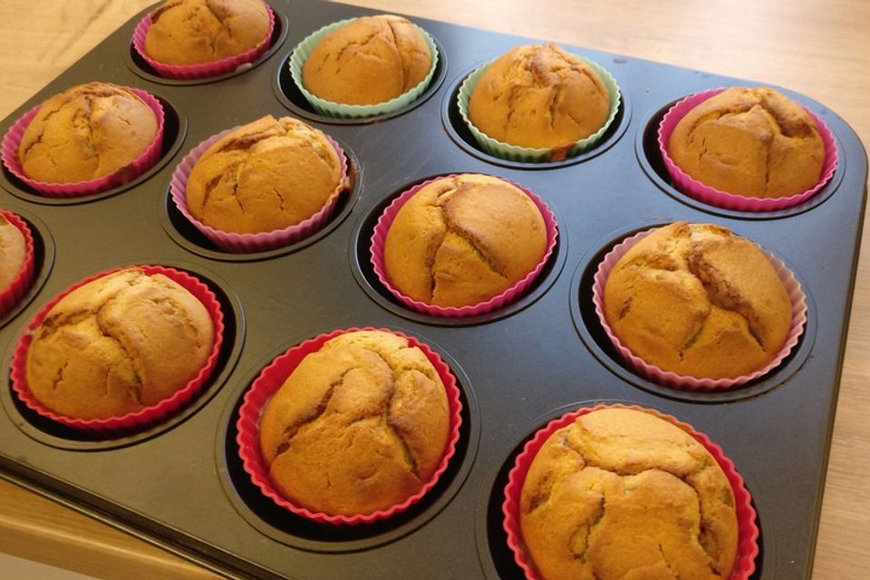 Bananen-Nougat-Muffins