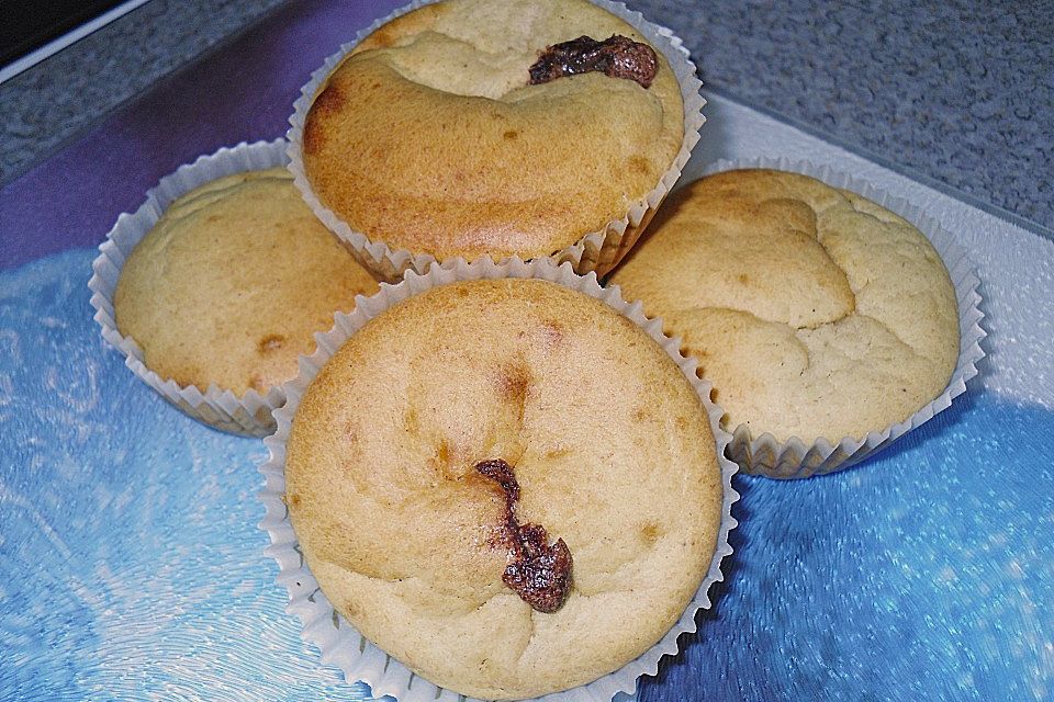 Bananen-Nougat-Muffins