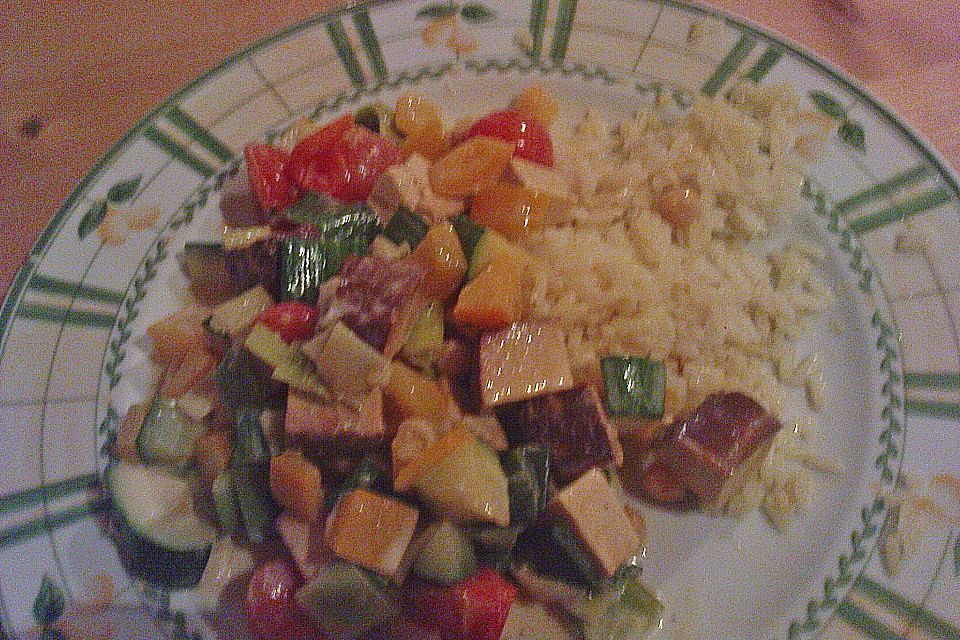 Tofu-Gemüsepfanne