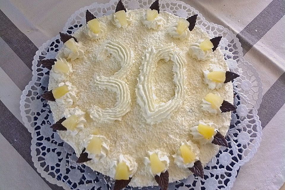 Pina Colada Torte