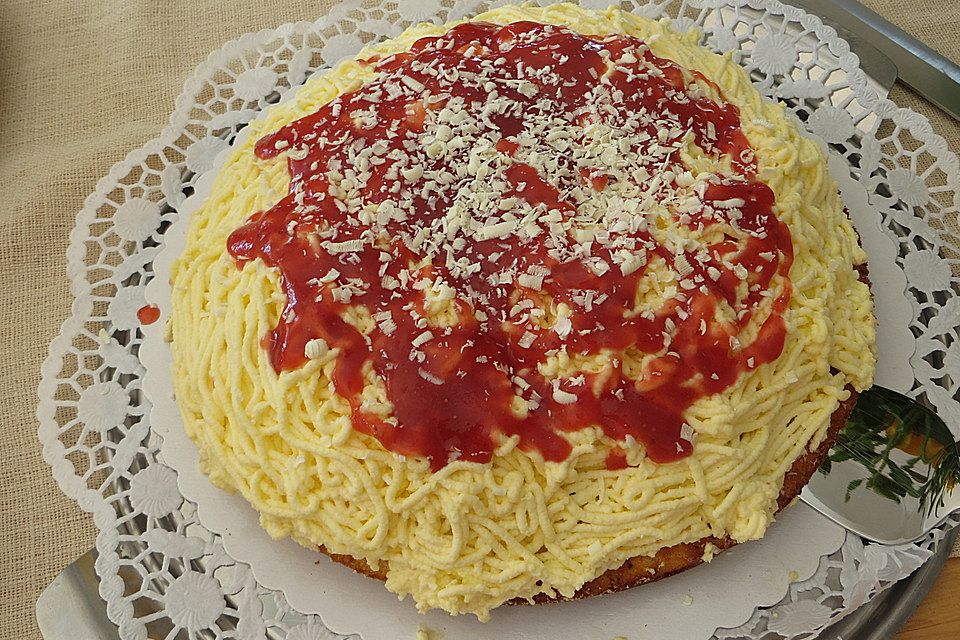 Spaghetti - Torte