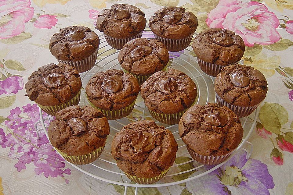 Schoko-Nutella Muffins