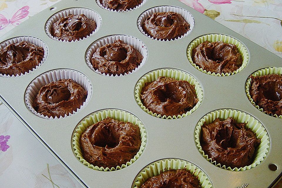 Schoko-Nutella Muffins