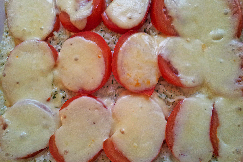 Kräuterreis Tomate-Mozzarella