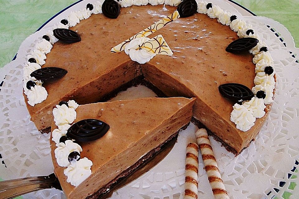 Eiskaffee-Sahne-Torte