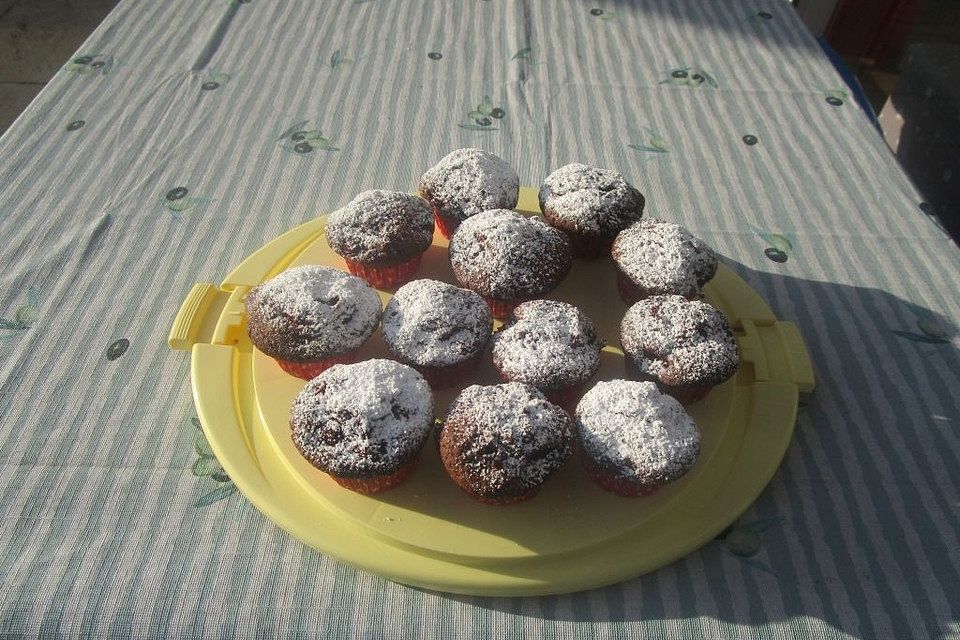 Schoko-Kirsch-Muffins