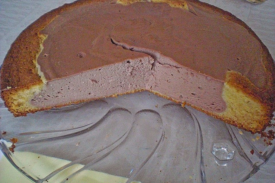 Marzipan-Schoko-Käsekuchen