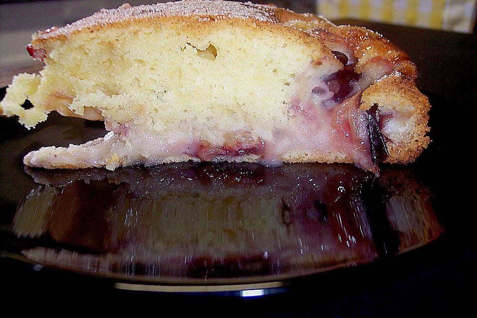 Zimt - Pflaumenkuchen mit Honigguss