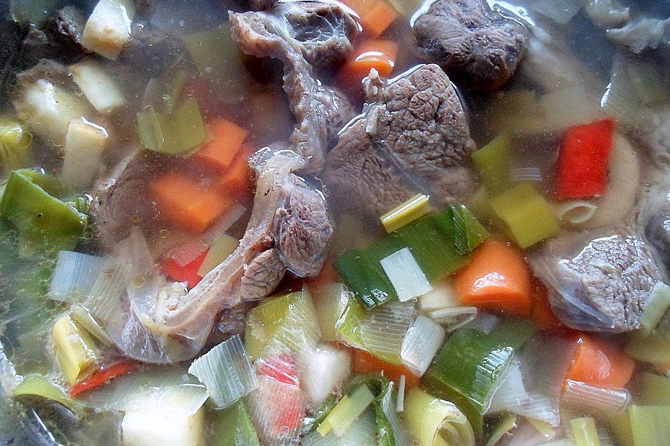 Rindersuppe