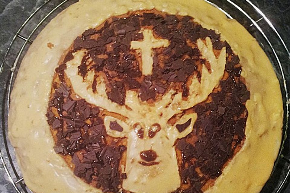 Jägermeister-Kuchen mit Logo