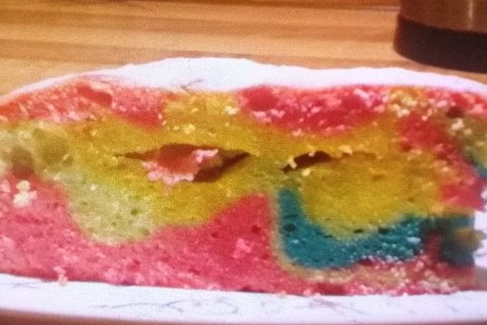 Regenbogenkuchen