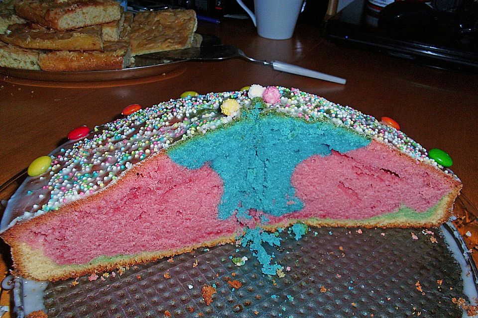 Regenbogenkuchen