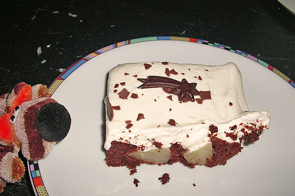 Birnen-Schoko-Kuchen