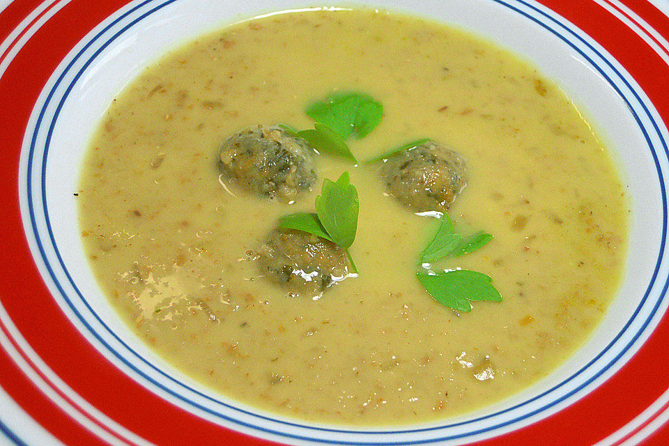 Feine Grünkernsuppe