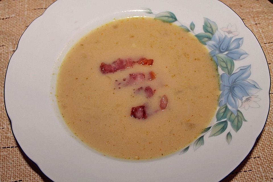 Feine Grünkernsuppe