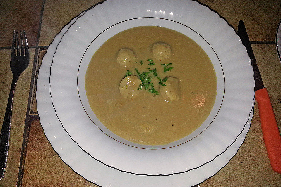 Feine Grünkernsuppe