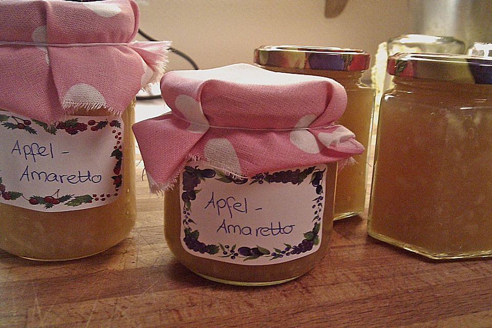 Apfel-Amaretto Marmelade