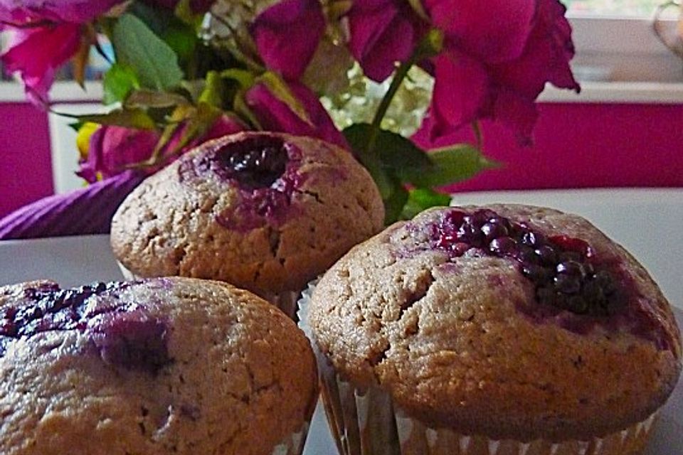 Erdbeer-Walnuss-Muffins