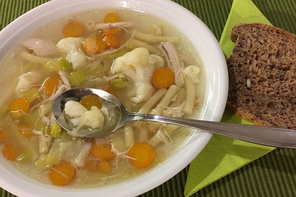 Hühnersuppe "alles wird gut"