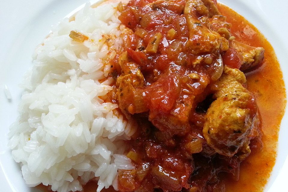 Huhn Madras