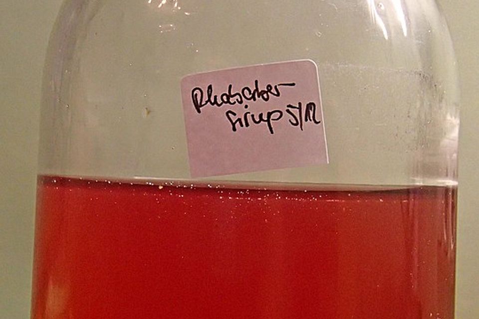 Rhabarber-Sirup