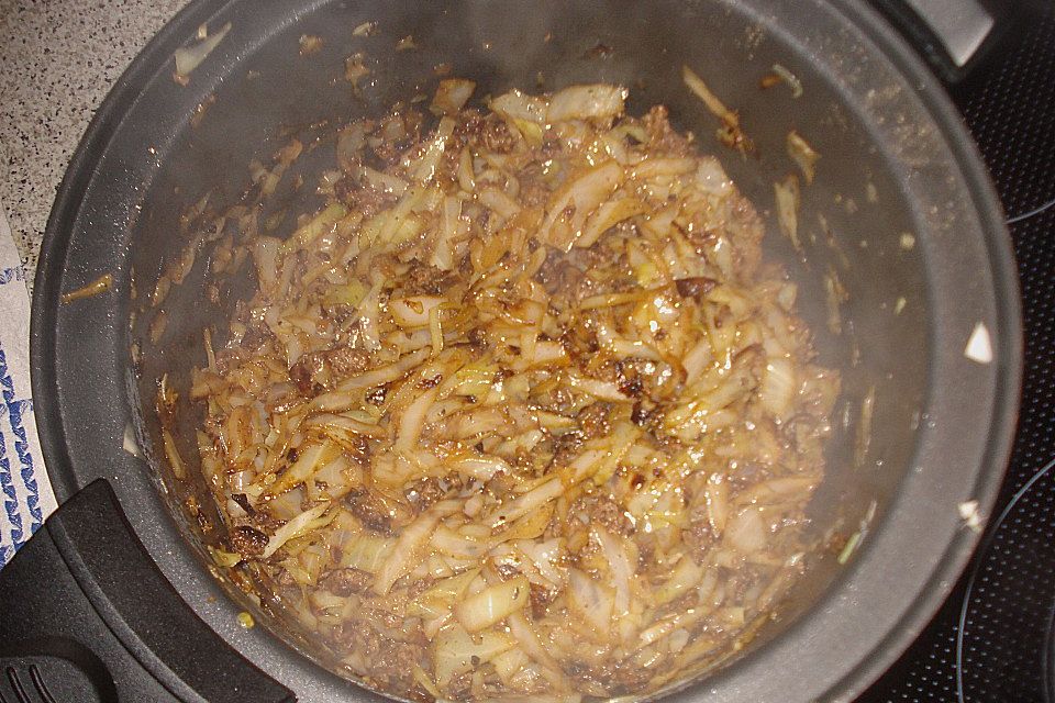 Weißkraut mit Hackfleisch