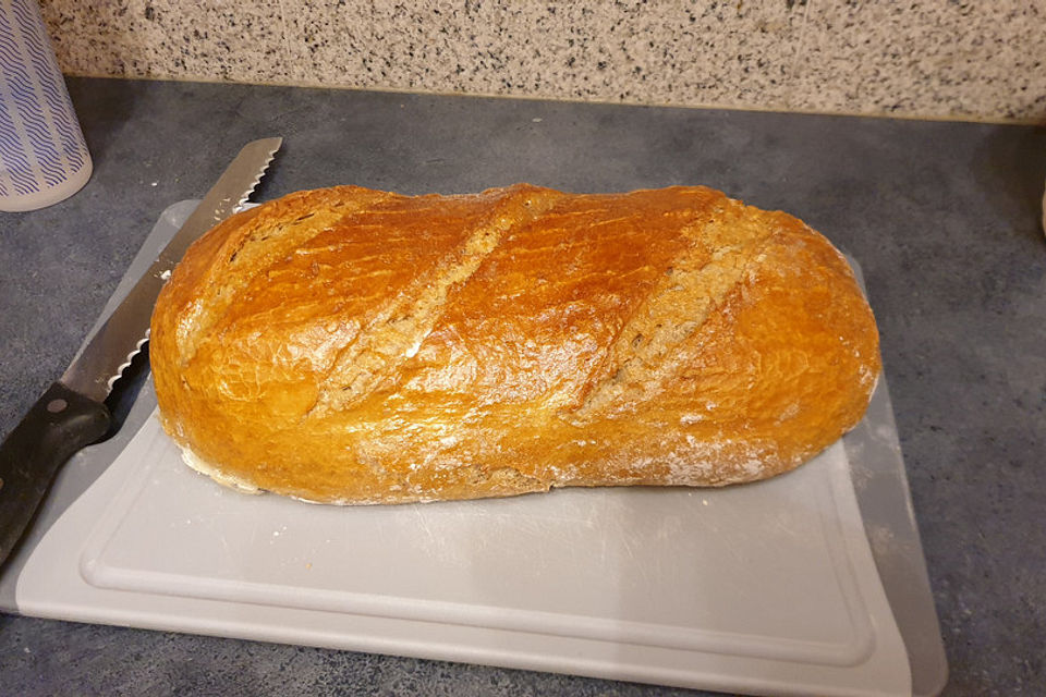 Roggenbrot ohne Sauerteig