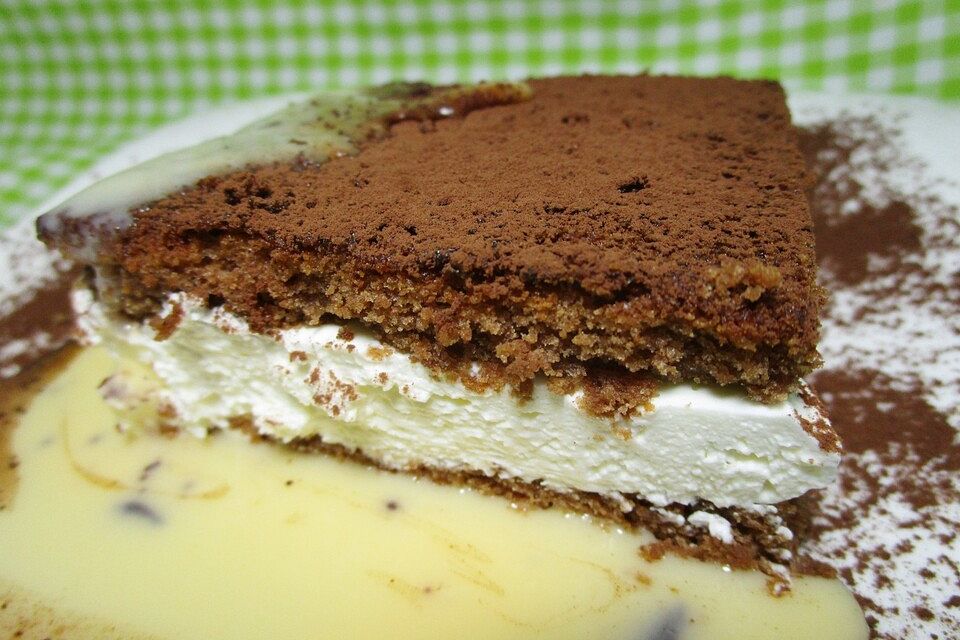 Brownie-Tiramisu mit Eierlikör