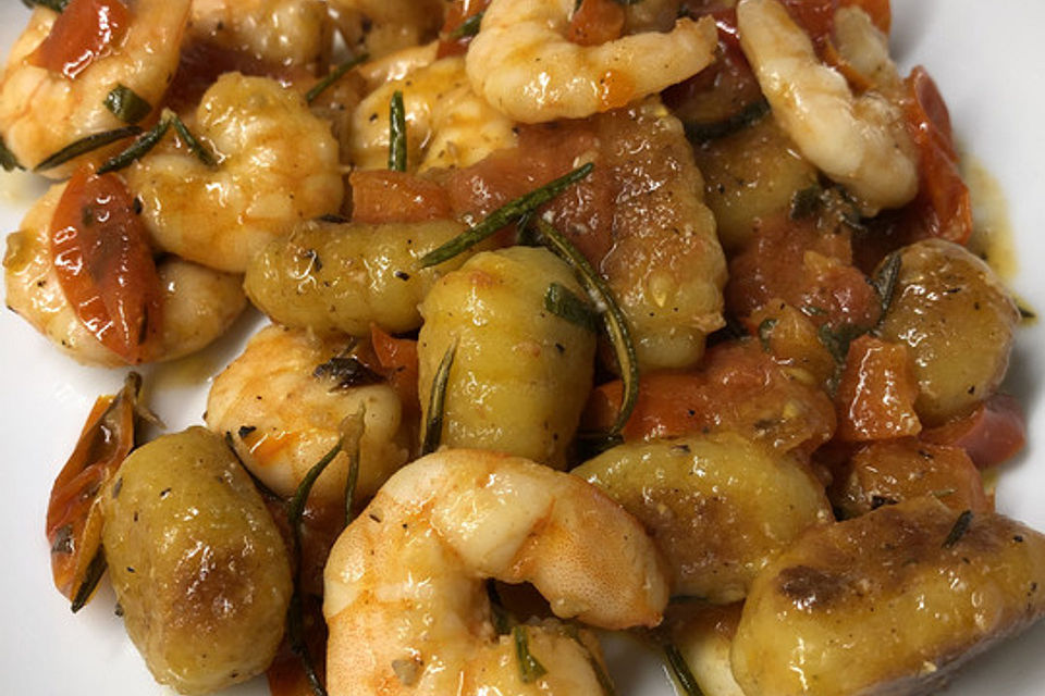 Gnocchi mit Garnelen