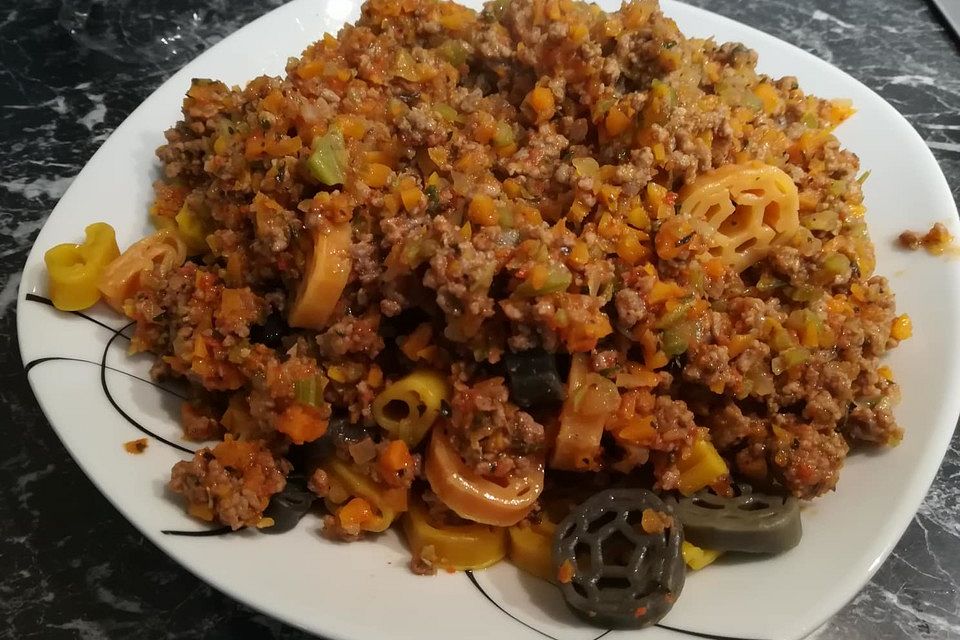 Karotten-Sellerie-Bolognese