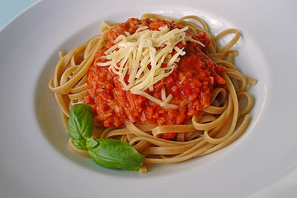 Karotten-Sellerie-Bolognese