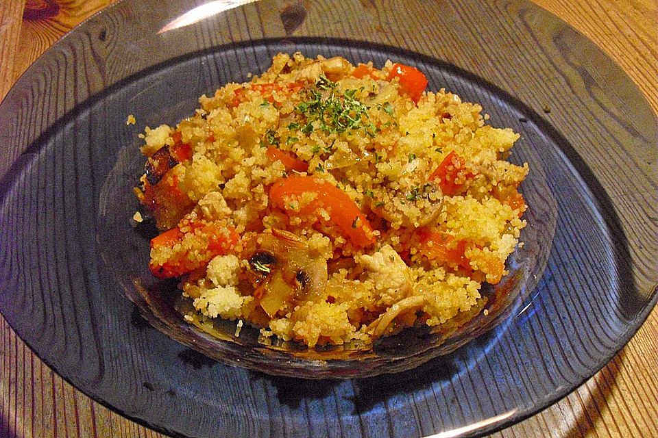 Couscous-Gemüsepfanne