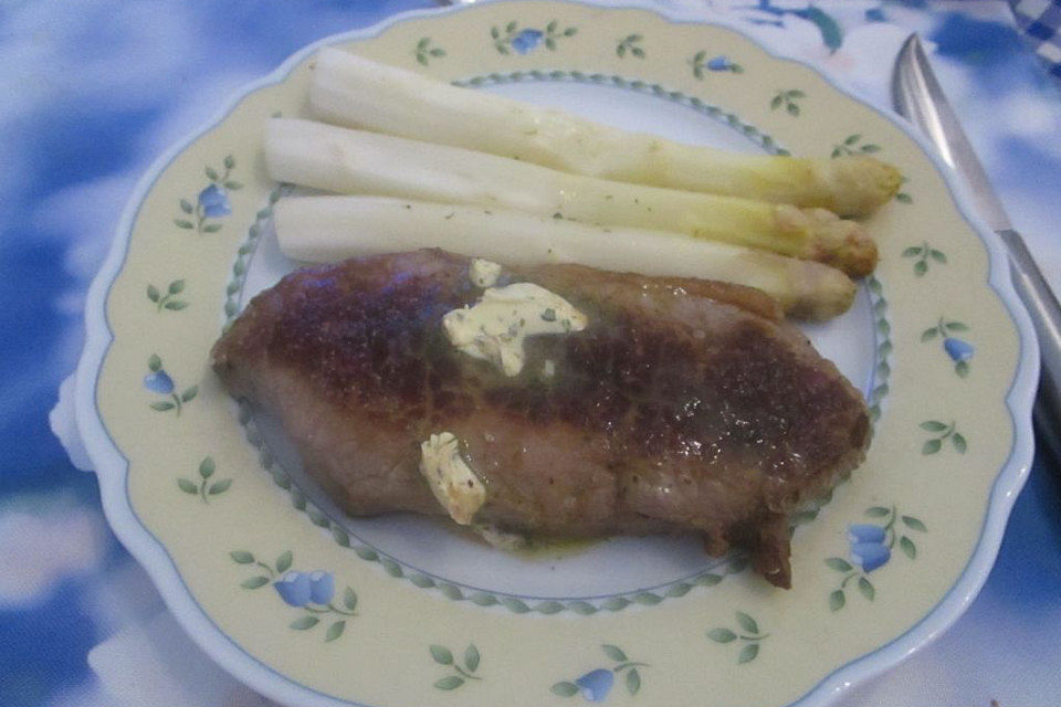 Genießer-Spargel mit Rumpsteak