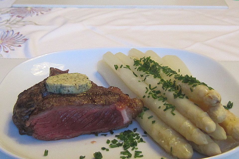 Genießer-Spargel mit Rumpsteak