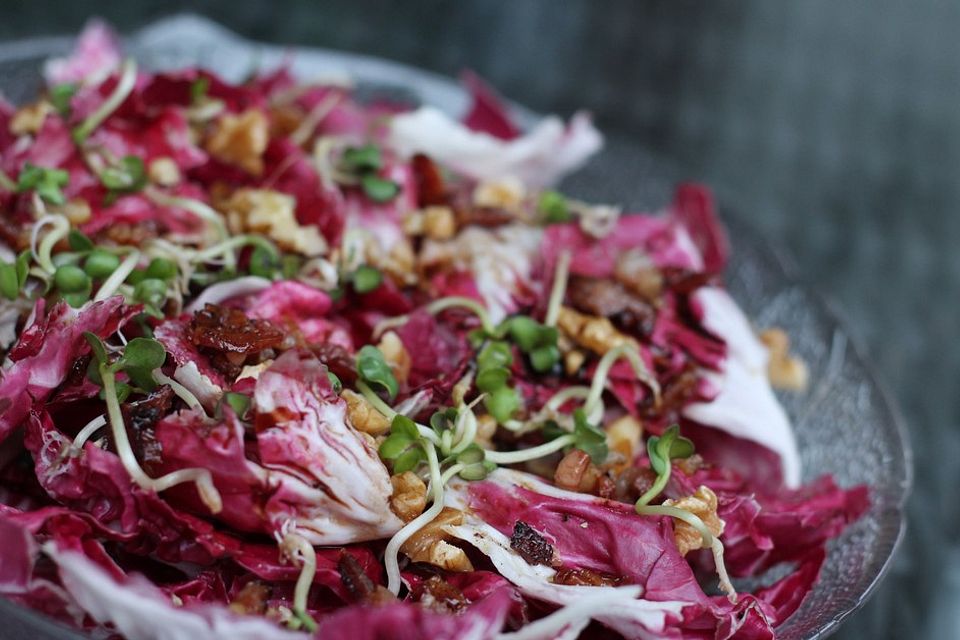 Radicchio-Speck Salat