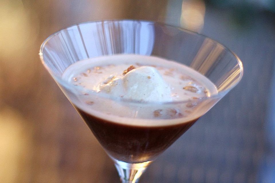 Affogato mit Amaretto