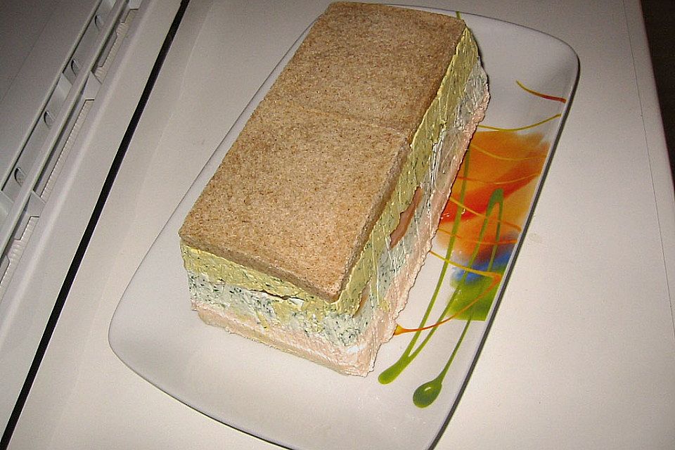 Lachs-Crevetten-Terrine