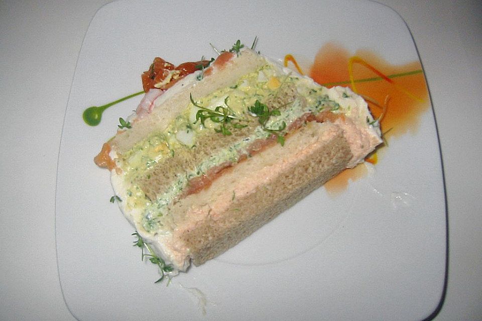 Lachs-Crevetten-Terrine