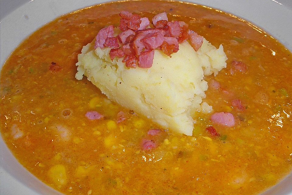 Mais-Kartoffelsuppe