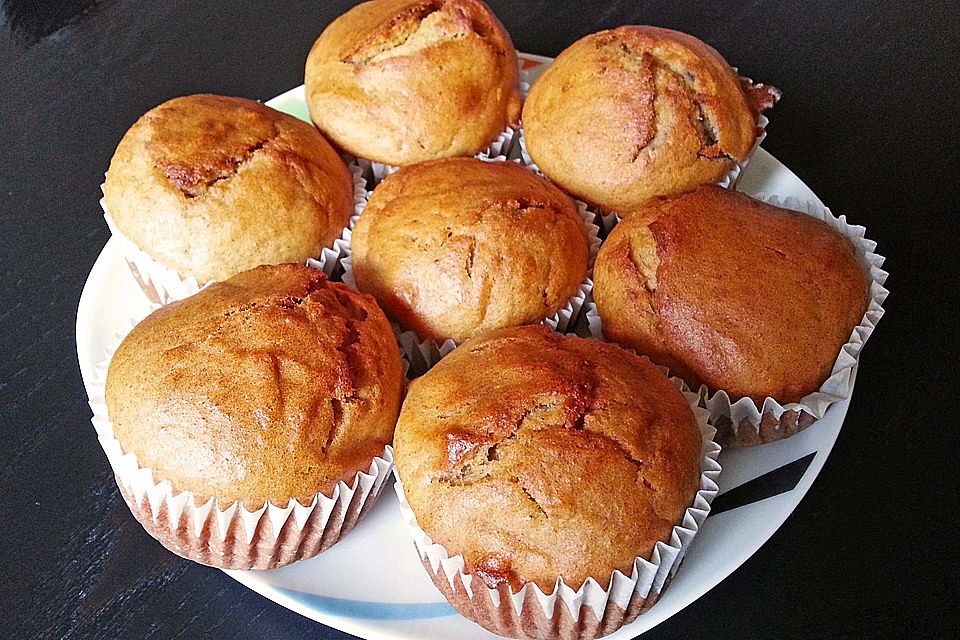 Blitzschnelle saftige Bananenmuffins