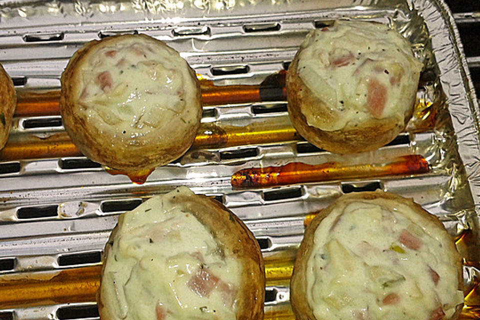 Gegrillte Campignons