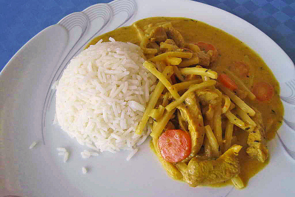 Curry-Geschnetzeltes