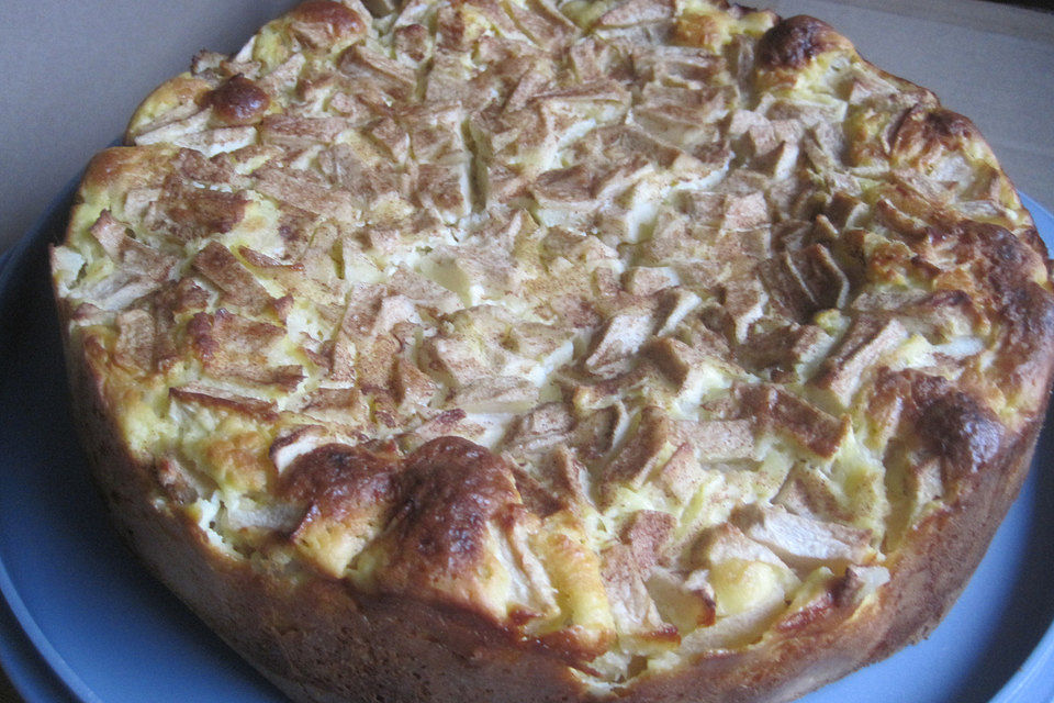 Apfelkuchen mit Quark