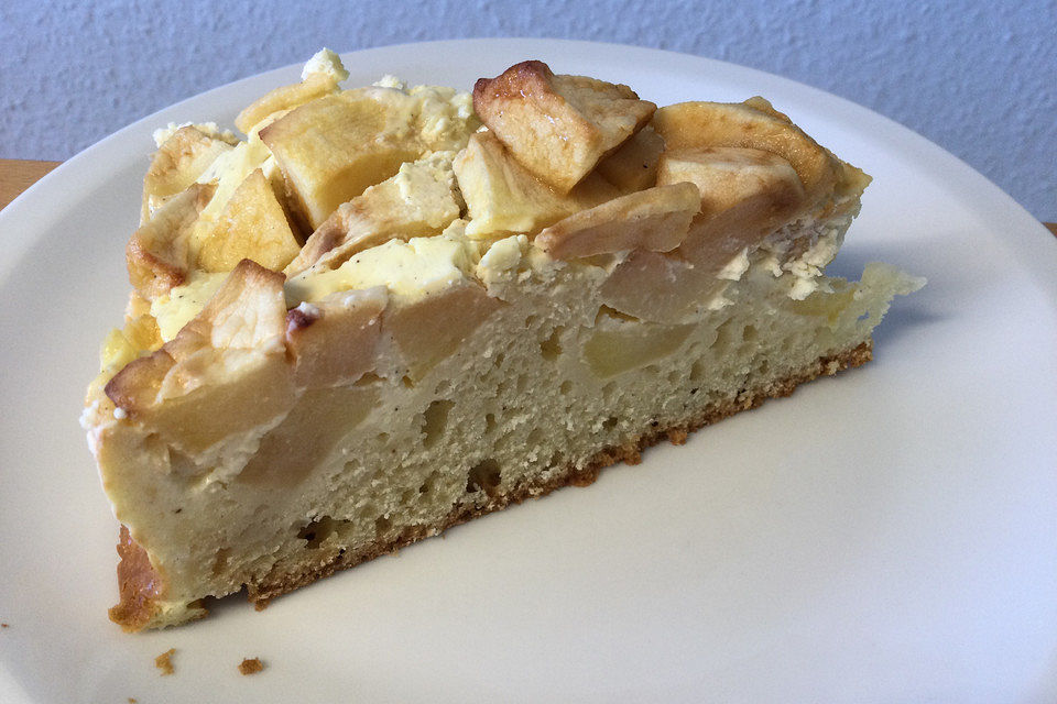 Apfelkuchen mit Quark