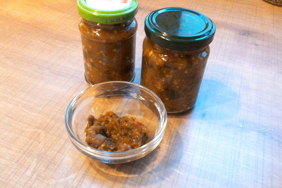 Auberginen Pickles - Brinjal Pickles