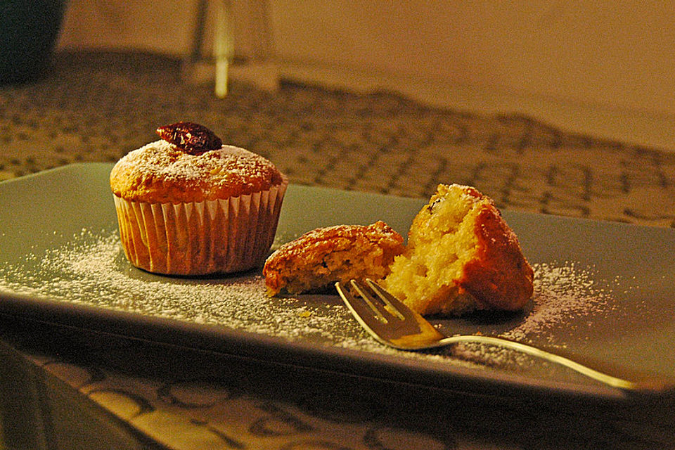 Birnen-Cranberry-Muffins