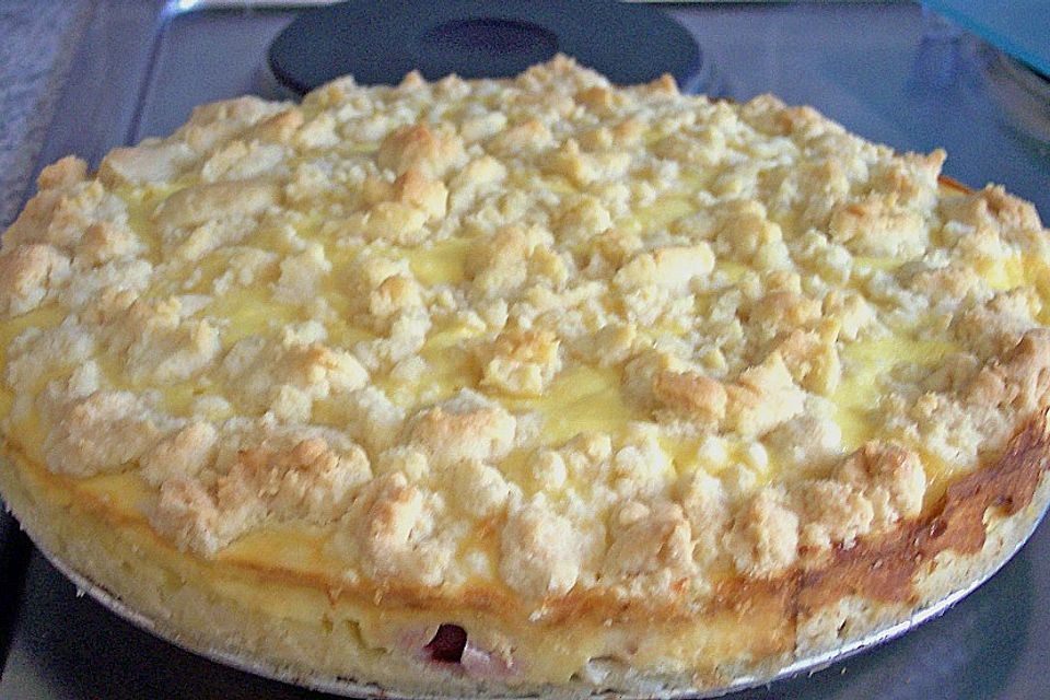 Krümeltorte mit Kirsch - Quarkfüllung